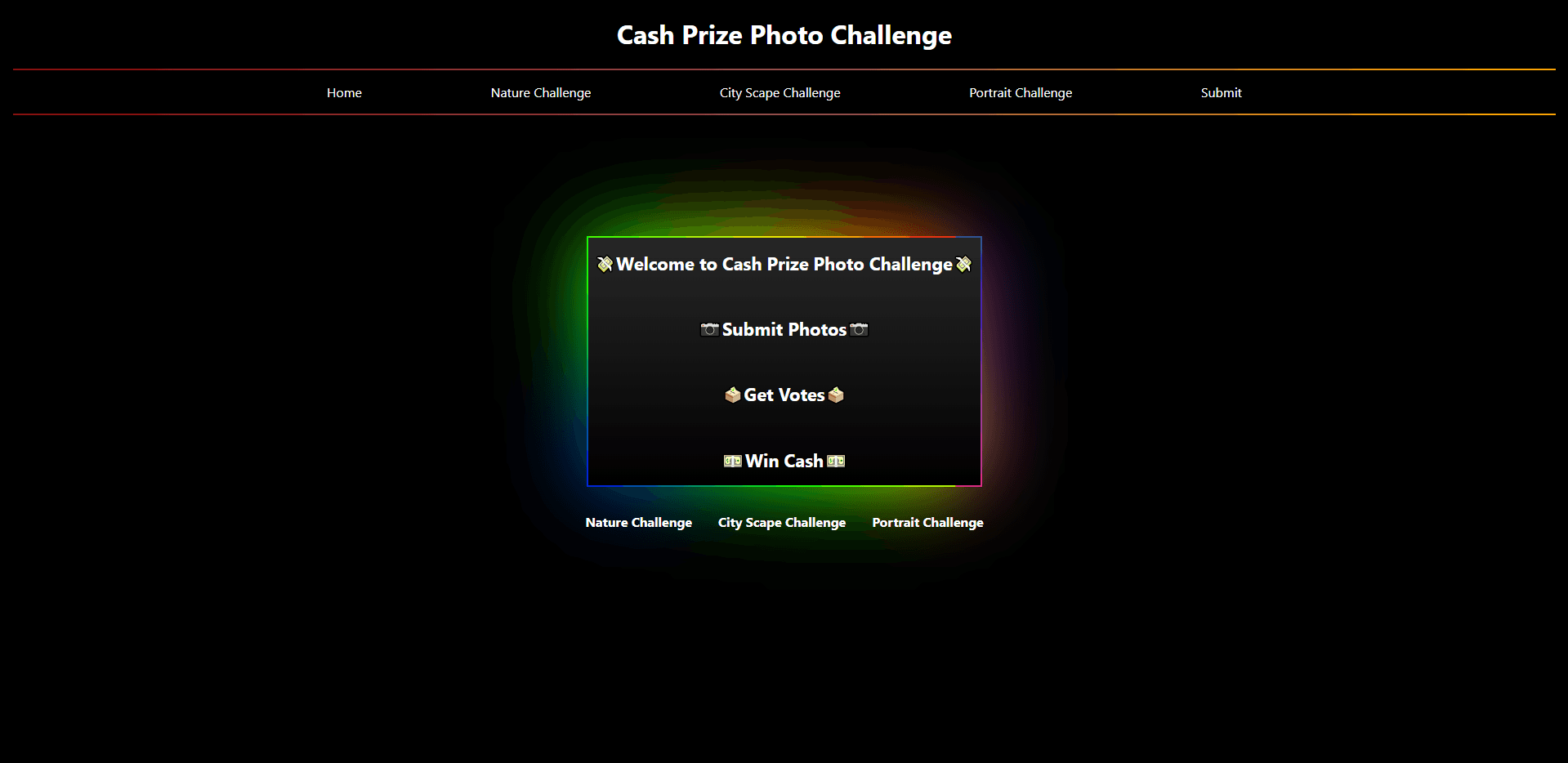 Cash Prize Photo Challenge