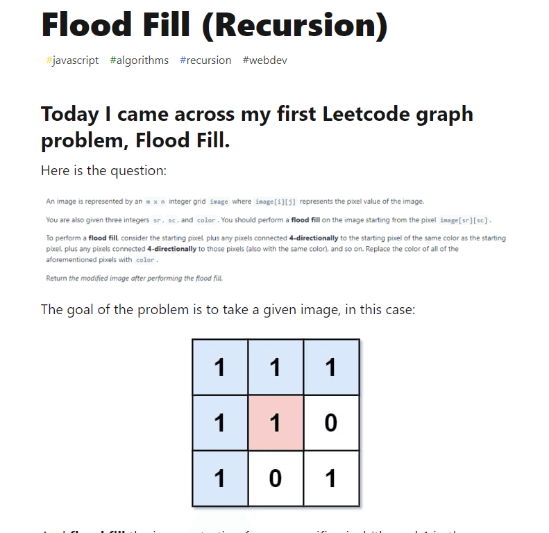 Flood Fill (Recursion)